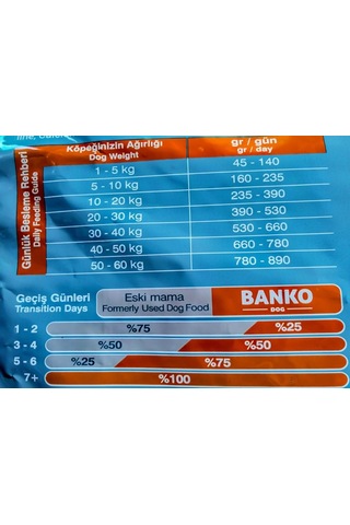 Banko Dog Kuzu Etli ve Pirinçli Yetişkin Köpek Maması 15 KG
