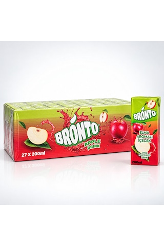 Elma Aromalı İçecek 200 Ml X27 Adet