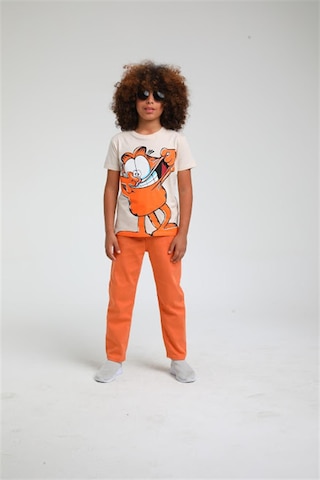 Jack Lions Erkek Çocuk Pamuklu Garfield Tshirt-12842-bej Bej