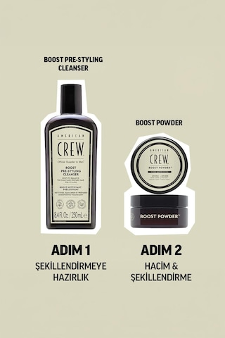 Crew Boost Shampoo 250ml & Boost Powder 10g Diğer