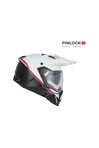 Acerbis Assault Graphıc 22-06 Kask Siyah Beyaz Siyah - Beyaz