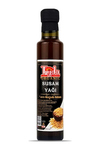 Tijda Susam Yağı Organik İçilebilir %100 Soğuk Sıkım 250 ML