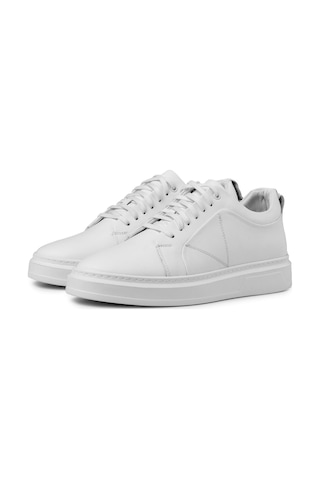 Ducavelli Correndo Erkek Hakiki Deri Sneaker, Bağcıklı Sneaker, Hakiki Deri Sneaker, Erkek Sneaker Beyaz