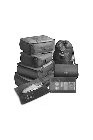 Trendooze Xinxin Seyahat Seyahat Seti Saklama Saklama Mavi Çantası Açık Jp Açık Mavi