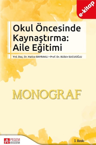Okul Öncesinde Kaynaştırma Aile Eğitimi E-kitap