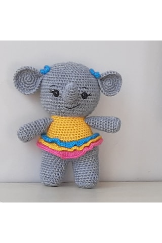 Amigurumi Örgü Oyuncak Fil