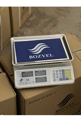 40 KG Terazi Fiyat Hesaplamalı-Şarjlı Tartı-Sağl
