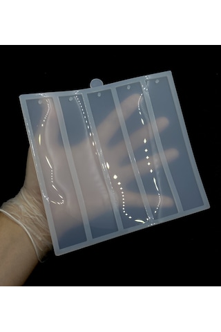 5Li Epoksi Silikon Kitap Ayracı Kalıbı. 16X3 Cm