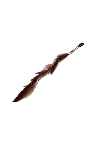 Kahverengi Tarak Başlık Yenilikçi Tokalar Hippi Başlıkları Tüy Saç Halat Kafa Bandı Şapkalar