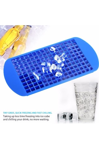 160 Gözlü Pratik Silikon Mini Küp Şekilli Buz Kalıbı