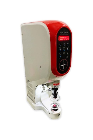 Yarı Otomatik Elektronik Çıt Çıt Kuş Gözü Rivet Çakım Pres Makina