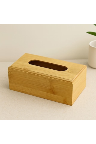 Ahşap Bambu Peçetelik 11.6x22.8 Cm Renkli