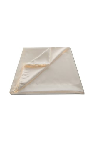 Luxe Ekru Renk Saten Güneşlik Perde Ekru