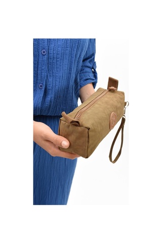 Tek Bölmeli Kalemlik Yıkanabilir ve Su Geçirmez Taba Model: 571-15h - Taba