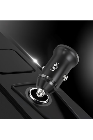Linktech C480e 12w 2x Usb Araç İçi Şarj Adaptörü Başlık Siyah