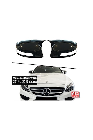 Otoçizgi Mercedes W205 2014-2020 C Class Batman Yarasa Ayna Kapağı Otoçizgi