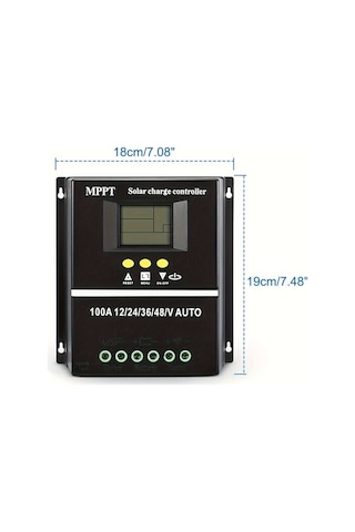 Sıpın Solar Şarj Regülatörü Paketi Mppt 60a 1 Kollu Güneş Enerjisi Şarj Kontrol Cihazı