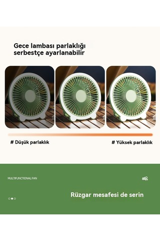 Aurora Usb Masa Lambası Elektrikli Fan Duvar Asılılfan 1 Pembe