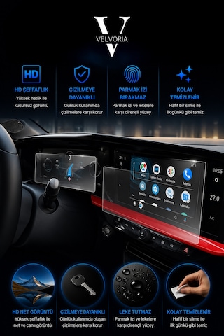 Opel Grandland Multimedya Ve Dijital Gösterge Esnek Nano Glass Ekran Koruyucu 2021 - 2023