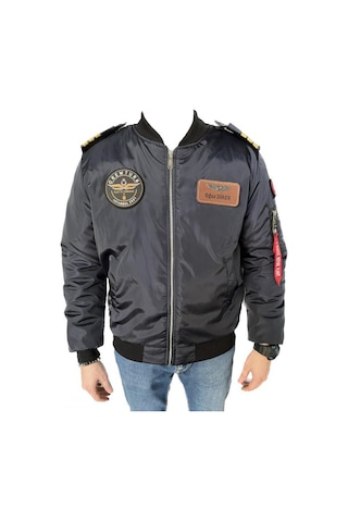 Crew Turk Mng91l Bomber Pilot Montu Kumas Lacivert Lacivert