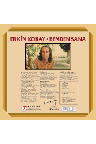 Erkin Koray - Benden Sana Renkli Plak