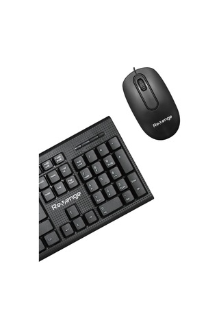 Deskmate+ Siyah Türkçe Q Ev Ofis Kullanımına Uygun Usb Kablolu Klavye Ve Mouse Seti Diğer