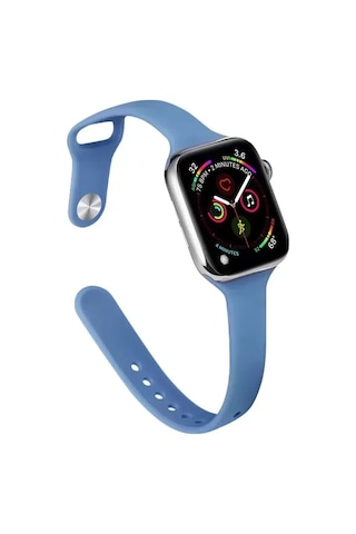 Newface Apple Watch Uyumlu 38mm Klasik Kordon - Koyu Mavi