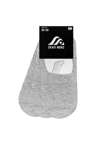 Skadi Mons Invisible 3 Pack Unisex Gri Çorap 1605030223-002 Gri