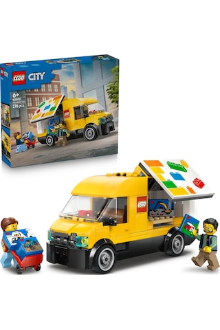 LEGO® City: LEGO Kamyonet 60500 - 6 Yaş ve Üzeri Çocuklar için 2 Minifigür İçeren Yaratıcı Oyuncak Yapım Seti (276 Parça)