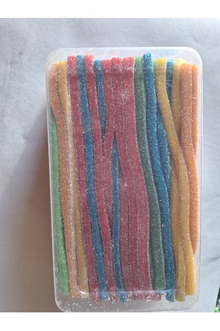 Jellopy Licorice Borucuk Ekşi Şeker Dolgulu Mix Çubuk Jelibon 160 Adet