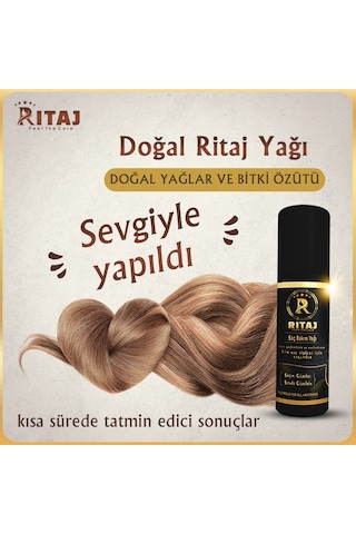 Ritaj 21 Çeşit Doğal Yağ Karışımlı Saç & Sakal Bakım Yağı 100 ML