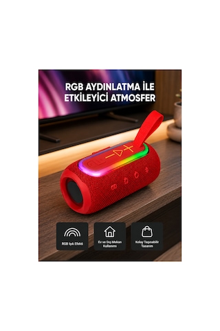 Astraltech Yeni Nesil Bluetooth Taşınabilir Hoparlör Enerji Tasarruflu, Yüksek Ses Kaliteli
