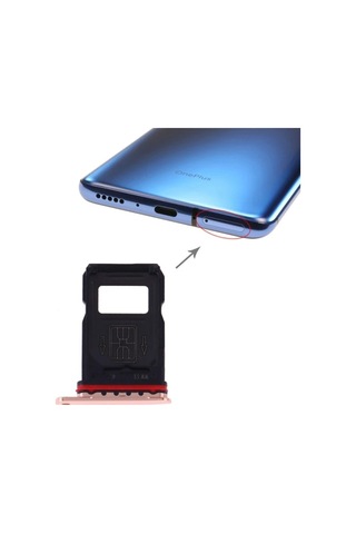 Oneplus 7 Pro Sim Kart Kapağı Tutucu Sim Yuvası- 5775 Siyah