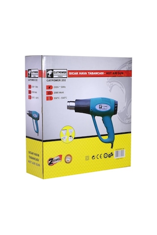 Catpower Catpower-202  2000W 2 Kademe Sıcak Hava Tabancası
