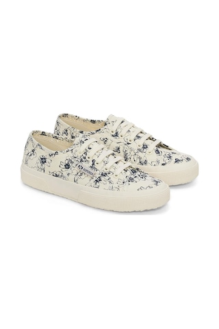 Superga 2750 Sketched Flowers Kadın Günlük Ayakkabı S6122nw-ae7-sp Bej-bej Bej