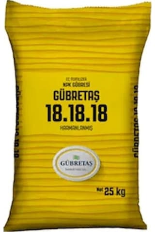 Gübretaş 18.18.18 + Me DaMLama Gübresi 25 KG