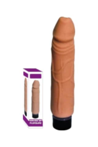 Erofoni Yeni Nesil 19 CM Titreşimli Süper Lüks Realistik Kaliteli Yapay Vibratör Penis