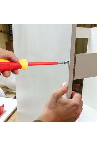 Wezone Penggong 8'li İzole Tornavida Seti: 4 Phillips + 4 Düz Uç, Çelik-trp-pp Malzeme, 9715 Modeli, Kırmızı+sarı Kutulu