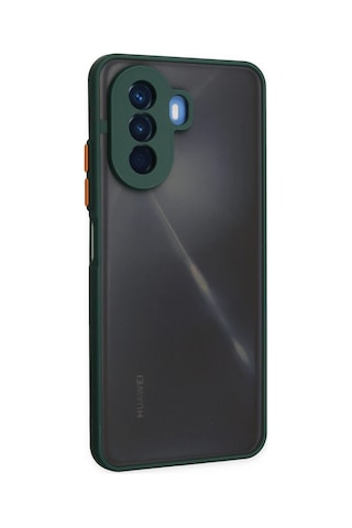 Gld-spt- Newface Huawei Nova Y70 Kılıf Montreal Silikon Kapak - Yeşil