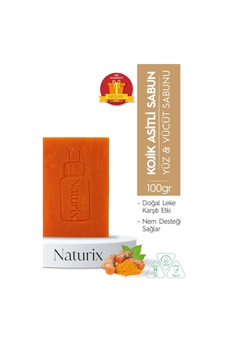 Kojik Asitli Yüz Sabunu Cilt Tonu Eşitleyici Leke Karşıtı Ve Parlatıcı Sabun 100 Gr