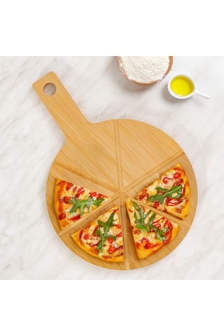 Benante Bambu Yuvarlak Kesme Tahtası - 33 Cm X 23 Cm Bambu