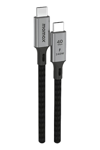 Momax DC39D Elite 240w Usb-C  Usb4 40Gbps 1M Kablo Siyah