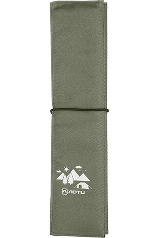 Aotu Taşınabilir Nem Geçirmez Koltuk Mat Oxford Kumaş + Epe Açık Kamp Piknik Oturma Pedi Haki