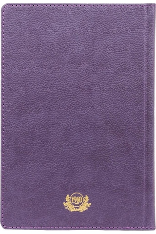 Ece Ajandası Kemer 2026 Mor - Günlük Çizgili Sert Kapak 14x20 Mor