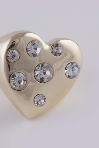 DeFacto Afra x DeFacto Beyaz Kalp Desenli Yüzük E3042AXNSGD1