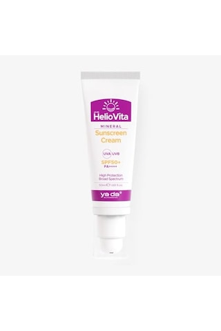 Heliovita Yüksek Koruma Ve Aydınlatıcı Etkili Güneşten Koruyucu Krem, 50 Ml / %100 Mineral, Spf 50+, Pa++++