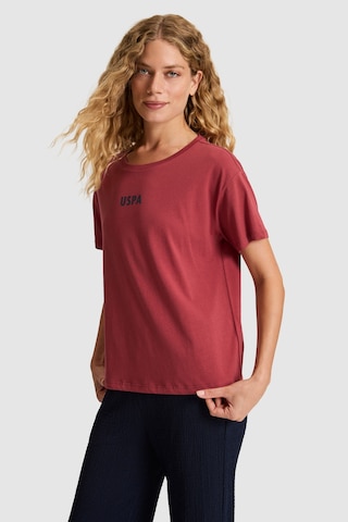 U.S. Polo Assn. U.s. Polo Assn. Kadın Vişne Tişört 50323530-vr223
