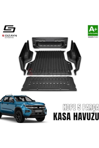 S-dizayn Vw Amarok 2 Hdpe Kasa Havuzu Kaplaması 5 Prç. 2023 Üzeri A+ Kalite