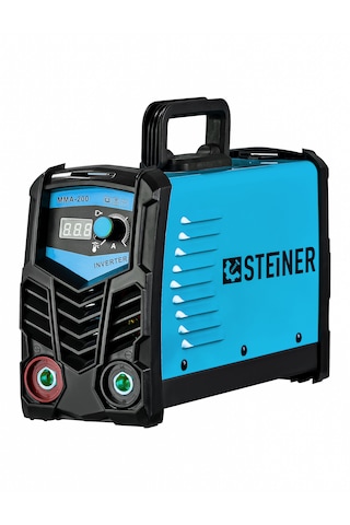 Steiner Mma-200 Amper Dijital Göstergeli İnverter Kaynak Mavi