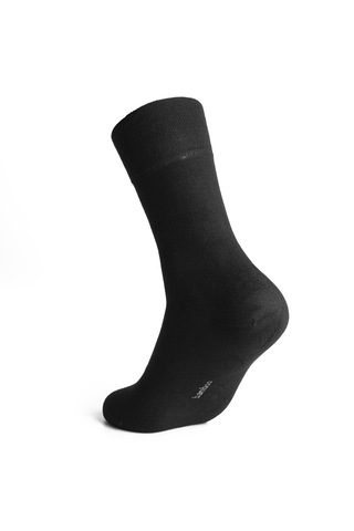 Elchee Wear Organik Bambu Kadın Siyah Çorap 4 Çift Siyah